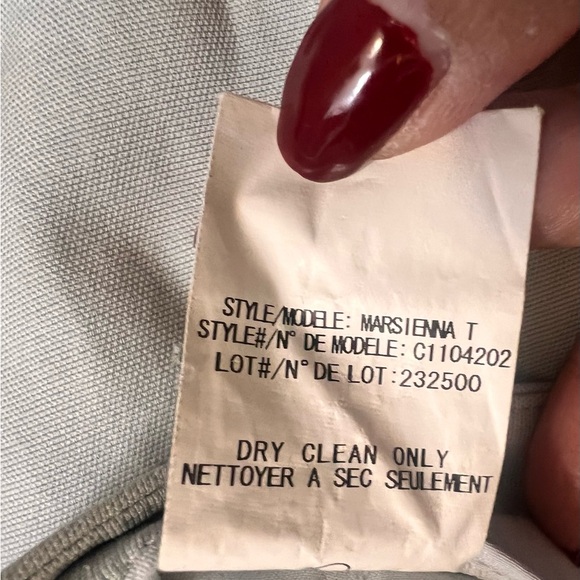 Theory Womens Mid Rise Slim Straight Pleated Dress Pants Light Blue Size 8 - Picture 5 of 16